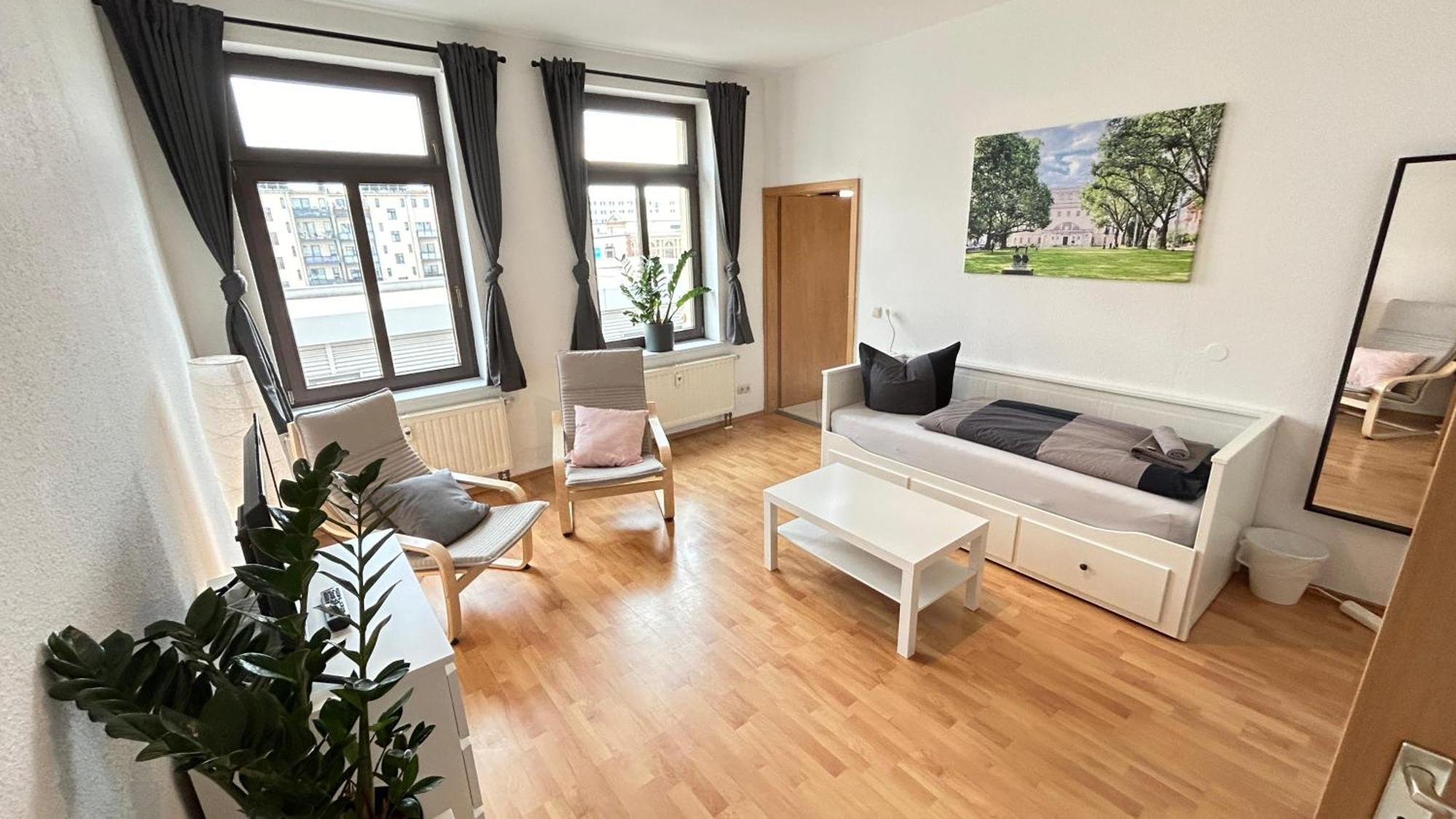Citywohnungen Halle Am Riebeckplatz Luaran gambar